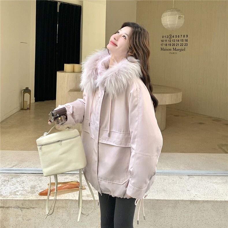 爆大货主推内里整兔毛皮毛一体派克服2C332-8557-P255K378,女装派克服,2C332