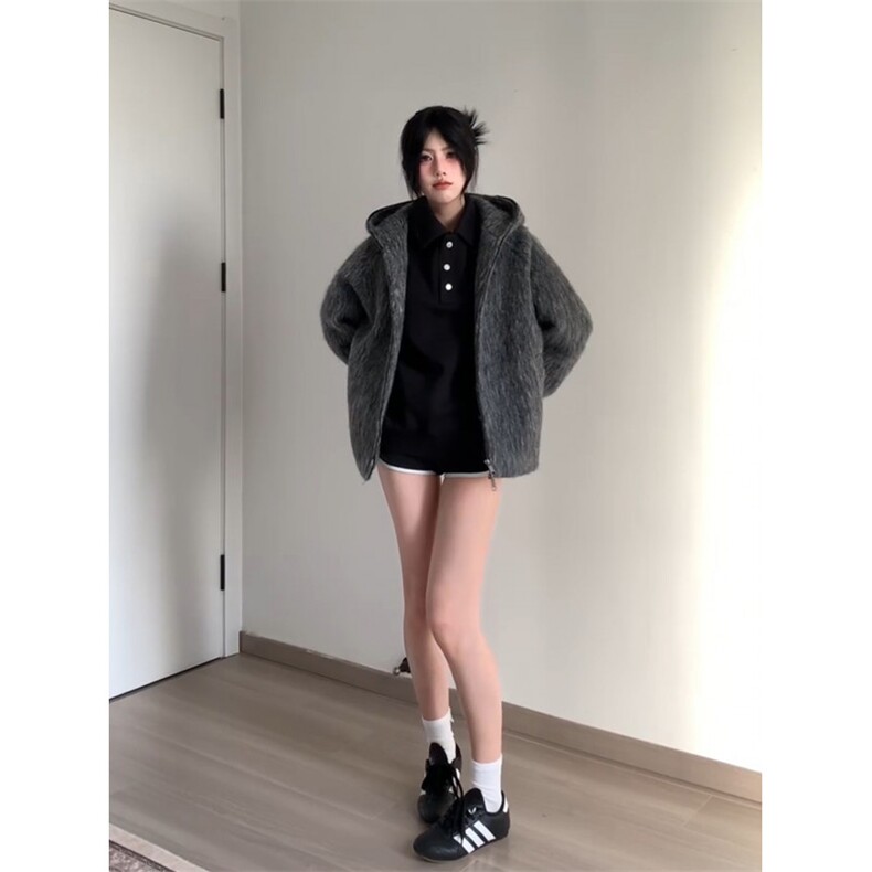 【有货】8153CC-特P86马海毛针织开衫毛衣男加厚拉链连帽外套,男装针织衫/毛衣,星座1007（原301D）