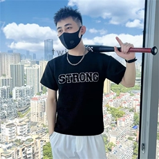短袖t恤男士夏季高级感半袖体恤圆领刺绣半袖衫修身上衣T218，男装T恤，星座1116A-2（原606A-1）