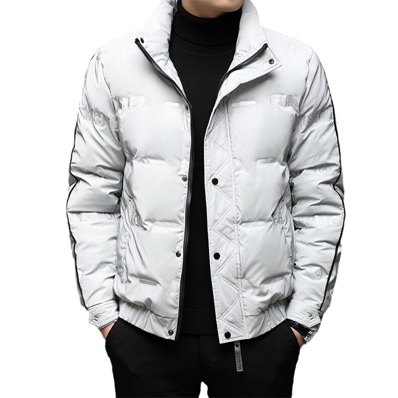羽绒服男冬季中年男士休闲立领防寒服爸爸冬装上衣BJY08190-P170,男装羽绒服,电商B212（原钱塘6029）