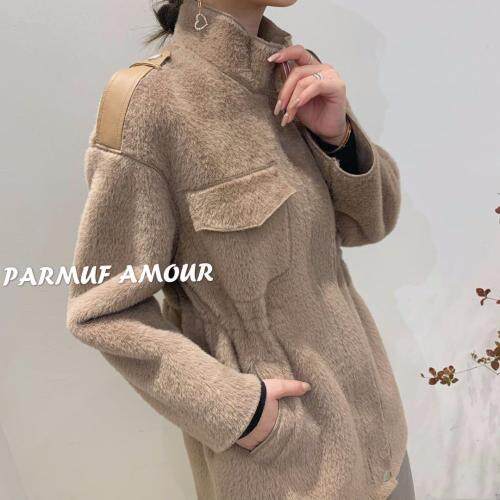 皮毛一体外套，女装，香水之恋