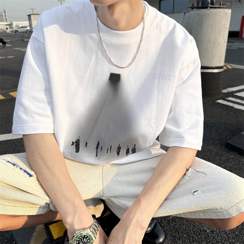 240g美式重磅短袖T恤 FSDX291 M-5XL 特批25无差价控48图片