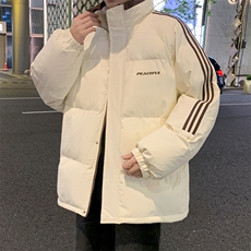 潮美式情侣棉服冬季宽松加厚男女款立领上衣M001-P75，男装棉衣，星座308B-2