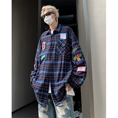 男秋季新款长袖衬衫刺绣外套C4530P40，男装衬衫，星座1116-2