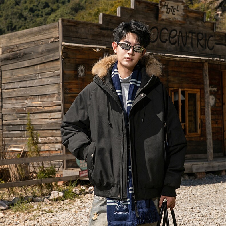 311B-1-YZ-9236-P238控389潮牌提花情侣百搭立领羽绒服抗皱风防，男装羽绒服，星座311B-1