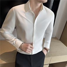 精品~主推款M-8XL莫代尔棉高品质长袖衬衫男修身衬衣C332-P58，男装衬衫，电商A213