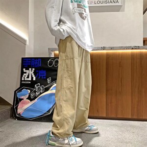 男秋冬休闲纯色工装裤K159P35