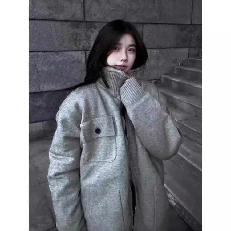 座山雕毛衣外套加绒加厚棉服毛领保暖夹克MY390特P128,男装针织衫/毛衣,星座908-1