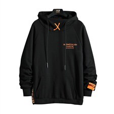 8XL-M现货港风连帽加绒加厚卫衣男2023冬季新款加肥加大码控价98，男装卫衣，钱塘717(原712)