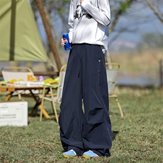 8XL-M春夏美式工装裤子大码冲锋裤休闲直筒褶皱伞兵裤KZ1950/P48，男装休闲裤，电商B238