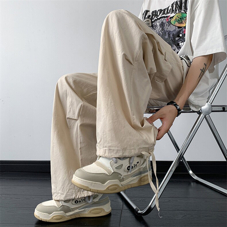 B221美式ins街头hiphop宽松工装休闲裤子LK23122-P65控88,男装休闲裤,电商B221