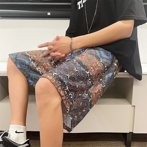 夏威夷风短裤男夏季花裤衩宽松速干五分沙滩中裤 DK114图片