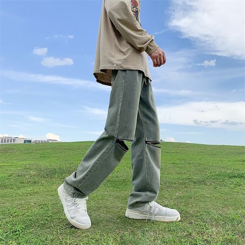 青春流行ins男直筒水洗牛仔裤T8803P42,男装牛仔裤,星座1116-2