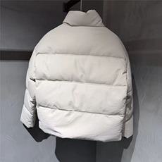 (网图)时尚潮流皮棉服百搭休闲高级感轻奢痞帅棉衣313B-P91-P130，男装棉衣，星座313B