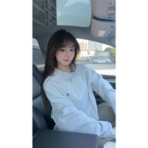 秋冬男士美式半拉链立领运动卫衣男女潮牌秋季情侣外套Polo衫p55图片