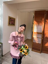 【LILILIN】桃花运西装面料，女装西装，LILILIN