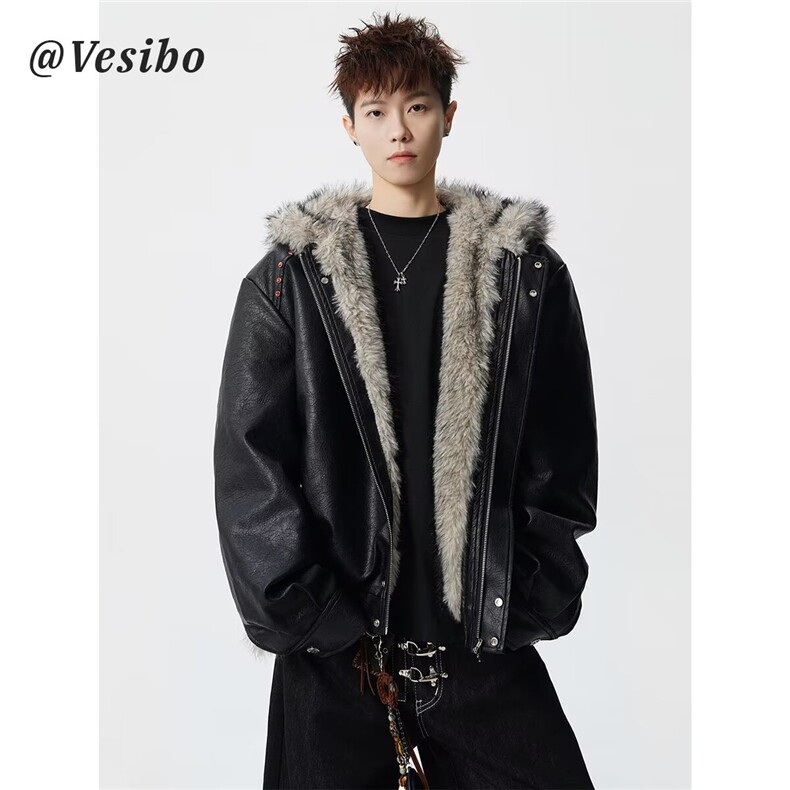 JY693-P138座山雕毛领棉服运动休闲潮牌帅气外套网图,男装棉衣,星座1501-3