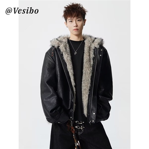 JY693-P138 座山雕毛领棉服运动休闲潮牌帅气外套 网图图片