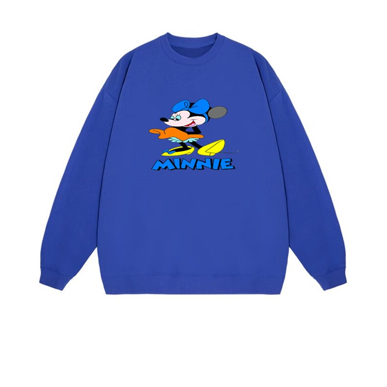 2025年秋季套头长袖穿高跟鞋的米妮，女装卫衣/绒衫，花可