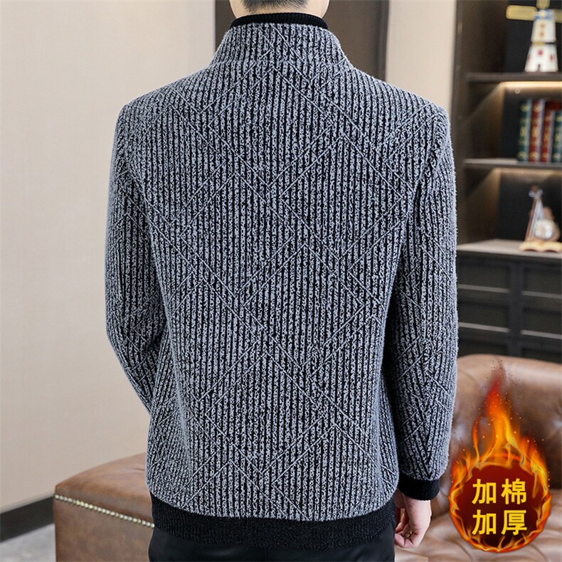 抖音直播立领加棉毛呢大衣短款修身潮流休闲夹克外套A86P140,男装毛呢大衣,电商B226