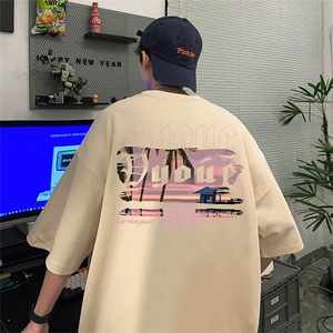 量大优 供视频 220克美式短袖t恤T2939得物直播有280克品质图片