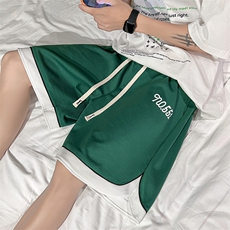 B2212023夏装新款青少年港风休闲拼接篮球裤五分短裤LK22036-P45，男装休闲裤，电商B221