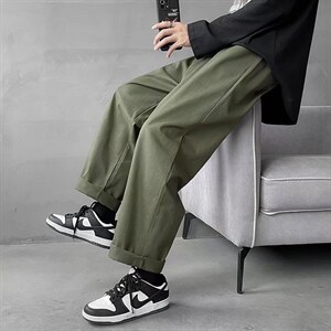 男春季潮流时尚休闲长裤嘻哈多色休闲裤九分裤型K734P26图片