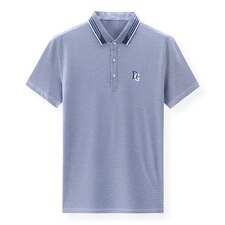 短袖T恤男夏季薄款2023新款男士翻领POLO领衫商务休闲时尚百搭,男装T恤,电商B212（原钱塘6029）