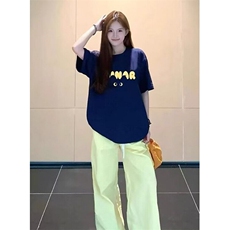 高街猫咪五分短袖t恤女2025新款夏季设计感小众黑色上衣TAC72，男装T恤，星座1116A（原606A-3）