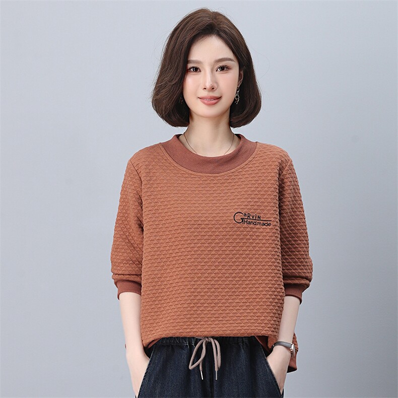 时尚宽松长袖卫衣女秋装新款韩版百搭显瘦休闲上衣学生外套潮,女装卫衣/绒衫,悦见她
