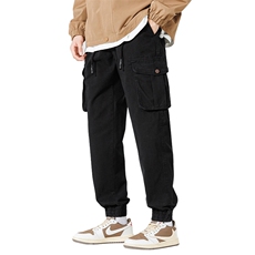 美式重磅高街大口袋宽松束脚休闲工装裤男A436-6221-P75118，男装工装外套，电商A436