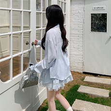【春夏】温柔甜美吊带+减龄防晒三件套1C128-A138-P168-k252，女装套装/套裙，2D148