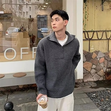 大货DY267-批50抖音天猫重磅加厚保暖粗针毛线衣，男装针织衫/毛衣，星座603-2