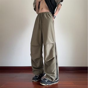 夏季新款户外机能冰丝拉链透气宽松休闲裤B315-K25733-特p36控68图片
