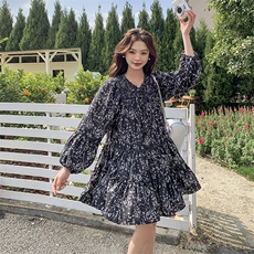 新款春夏季女装女士精品显瘦微胖百搭设计师款连衣裙通用，女装连衣裙，2C222