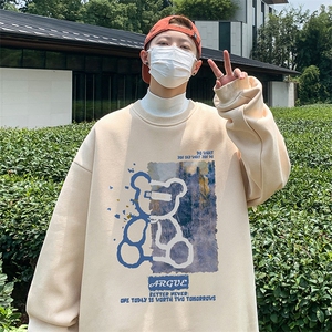 直播360克重磅美式印花卫衣Y230特P28 同步供应华棉品质P38特图片