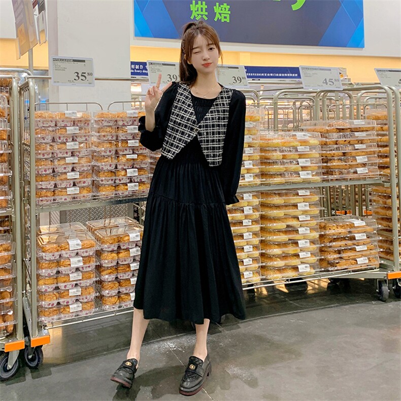 现货！26年春装新款小香风+连衣裙两件套6712-P135K188,女装套装/套裙,2D112