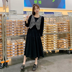 现货！26年春装新款小香风+连衣裙两件套6712-P135K188，女装套装/套裙，2D112