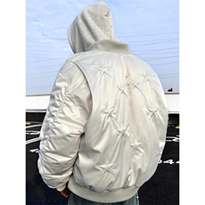 (非揭阳货)飞行夹克棉服男冬季短款棒球服棉衣XZ514-2-MY010-P105，男装夹克，星座514-2(原B239)