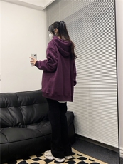 美式复古连帽重磅卫衣基础款休闲宽松oversize，男装卫衣，星座310A-4