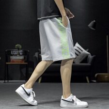 日系宽松卫裤男五分裤加大码宽松运动短裤大裤衩C415-K1333-P35，男装休闲裤，电商A456（原C415）