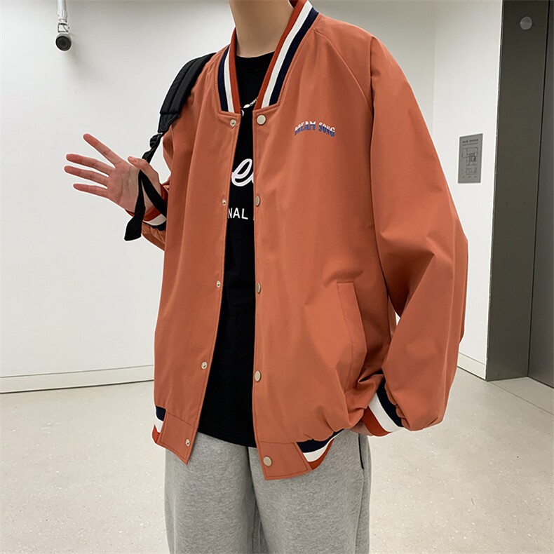 新款上市潮牌男女春季上衣宽松休闲夹克外套CYJK2126-P45,男装夹克,电商A128