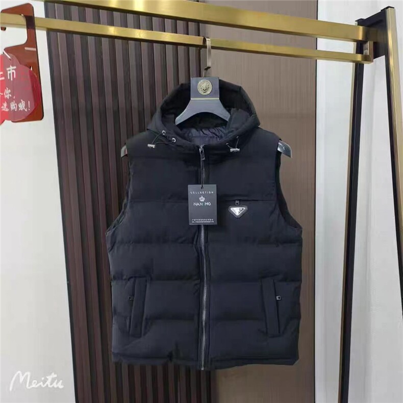 (网络图)轻奢休闲百搭棉马甲男士欧货时尚连帽坎肩313B-24605-P80,男装背心/马甲,星座313B