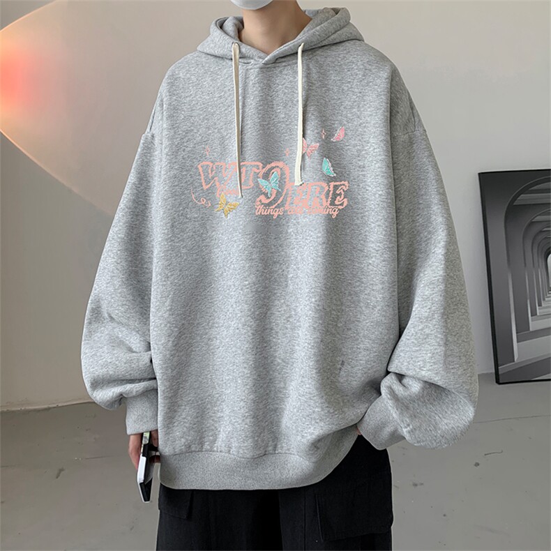 连帽卫衣男大码胖子帽衫大号运动服WY2443-P35,男装卫衣,电商A040