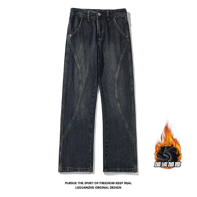 2025GK24521加绒大码弯刀加绒牛仔裤M-5XGK241053-特P50，男装牛仔裤，电商A022