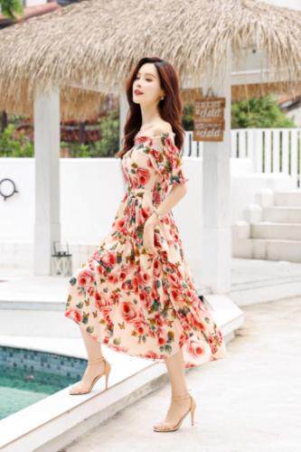 夏季连衣裙，女装连衣裙，千娜利