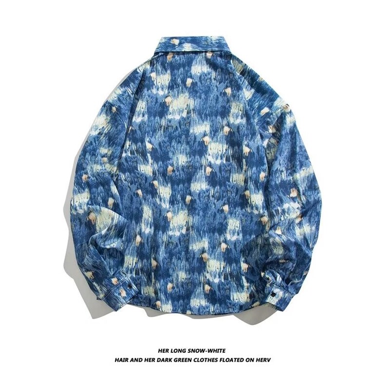 长袖衬衫男港风日系韩版潮流帅气衬衣C2304P32,男装衬衫,星座1116-2