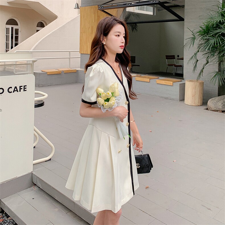 【现货】法式复古气质小香风连衣裙088-2369P125K178,女装连衣裙,2C088