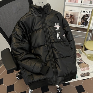 F95-P82 2024新款潮棒球服刺绣棉衣男冬季立领加厚面包服外套图片