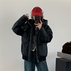 M801-P103冬季加厚男款棉服保暖冬装宽松百搭棉衣面包服外套，男装棉衣，电商B323A
